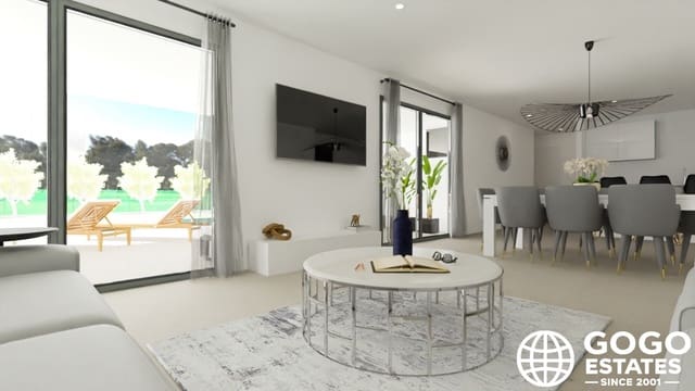 Chalet de 3 habitaciones en Monforte del Cid en venta con piscina - 555.900 € (Ref: 10008665)