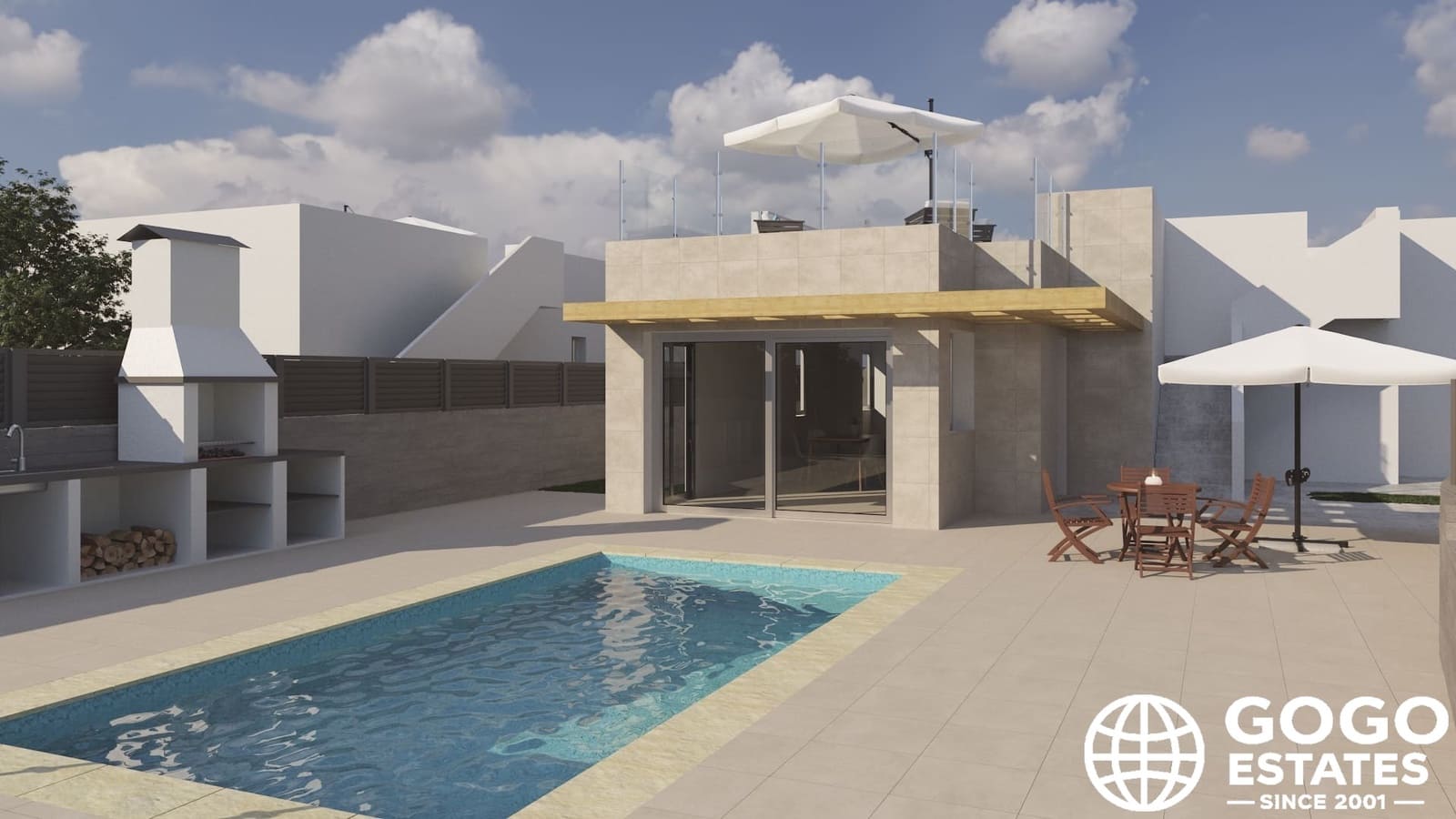 Chalet de 3 habitaciones en Polop en venta con piscina garaje - 585.000 € (Ref: 10008667)