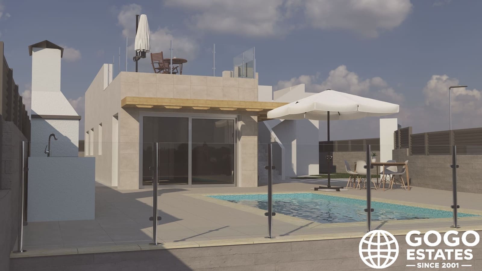 Chalet de 3 habitaciones en Polop en venta con piscina garaje - 585.000 € (Ref: 10008667)