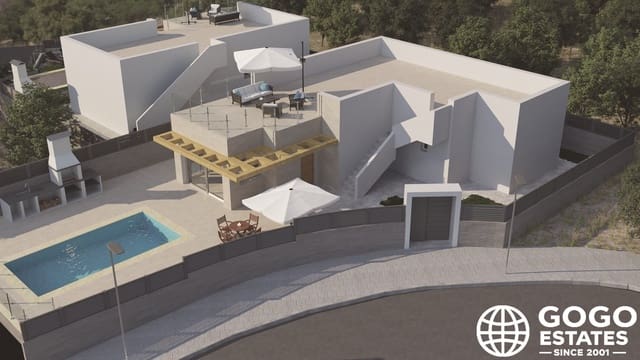 3 sypialnia Willa na sprzedaż w Polop z basenem garażem - 585 000 € (Ref: 10008667)