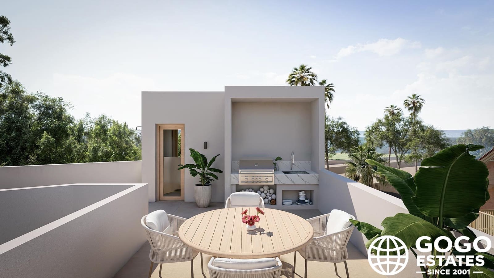 Chalet de 3 habitaciones en La Zenia en venta con piscina - 892.000 € (Ref: 10008691)