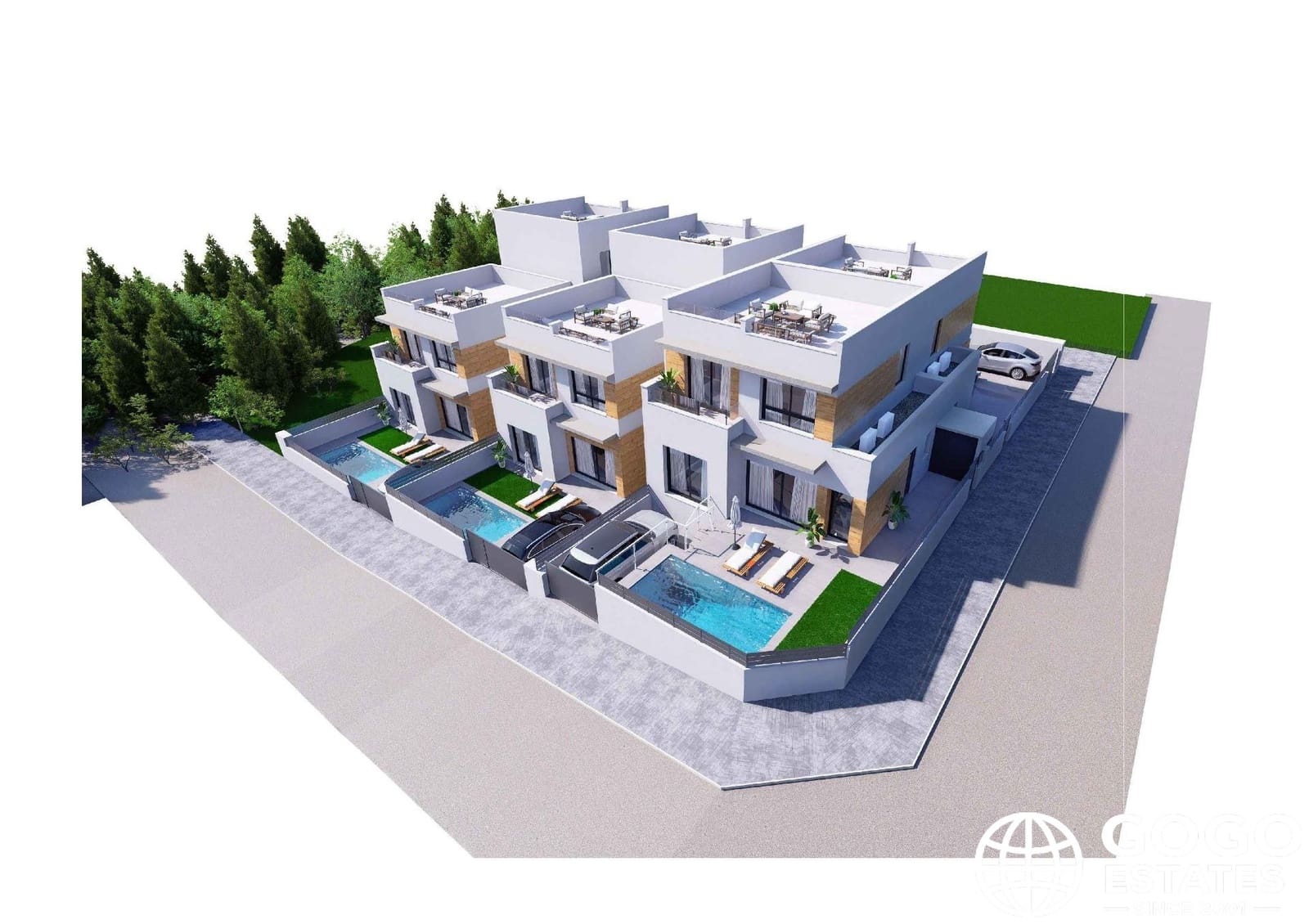 3 makuuhuone Huvila myytävänä paikassa Benijofar mukana uima-altaan - 479 000 € (Ref: 10008693)