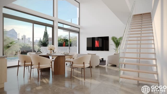 Chalet de 3 habitaciones en Cometa - Carrió, Calpe / Calp en venta con piscina - 1.199.000 € (Ref: 10008711)