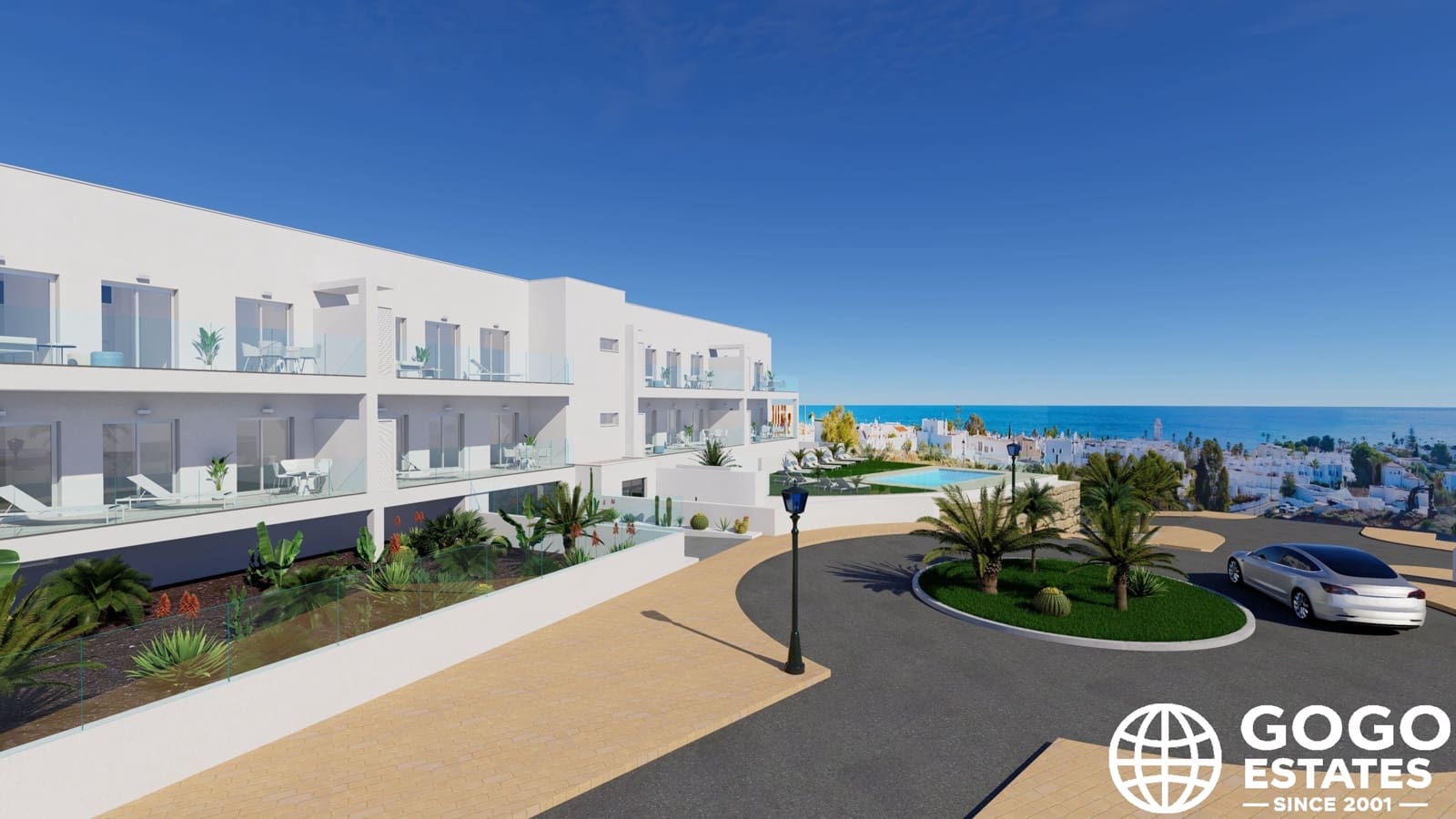 3 soveværelse Lejlighed til salg i Mojacar med swimmingpool - € 431.200 (Ref: 10037044)