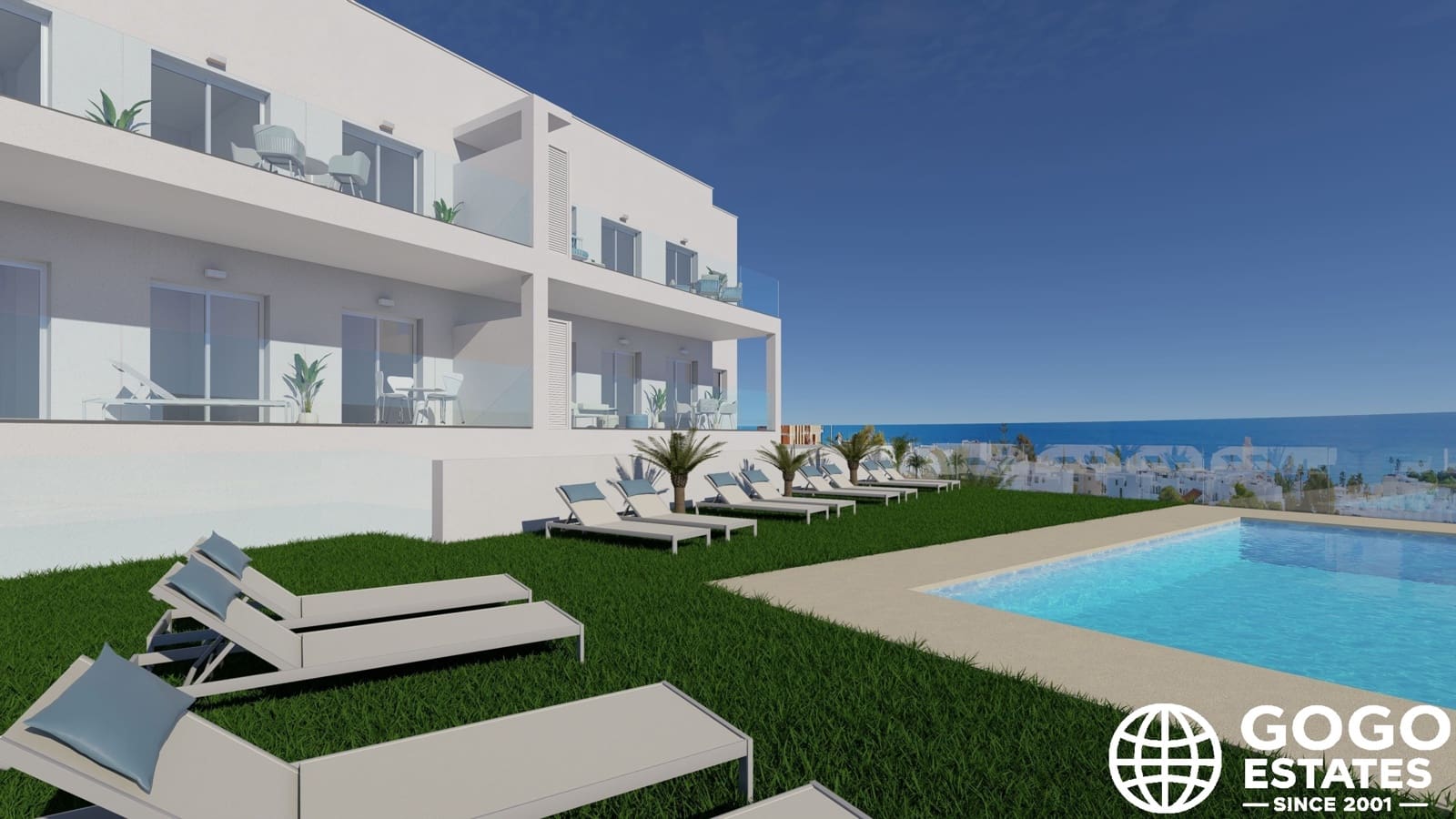 3 soveværelse Lejlighed til salg i Mojacar med swimmingpool - € 431.200 (Ref: 10037044)