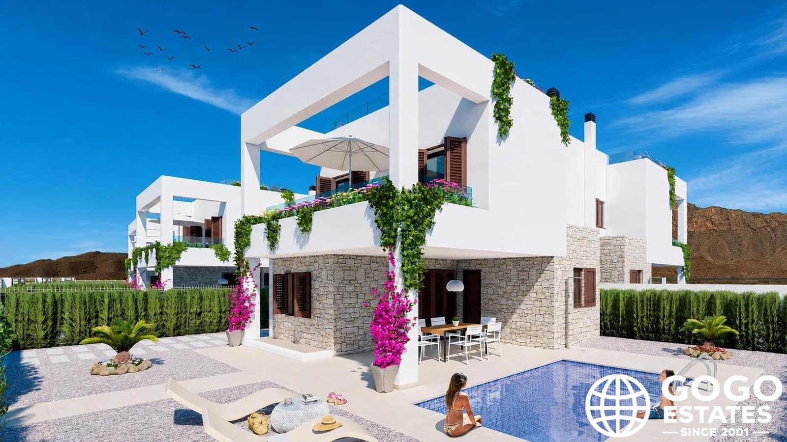 3 quarto Moradia para venda em San Juan de los Terreros com piscina - 383 000 € (Ref: 10042603)