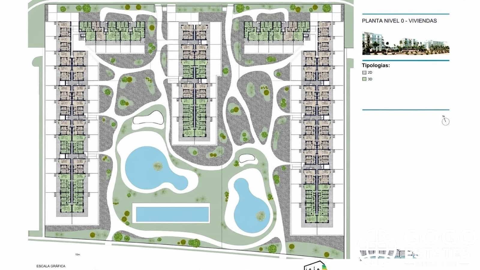 2 Zimmer Apartment zu verkaufen in Almerimar mit Pool Garage - 289.000 € (Ref: 10042605)