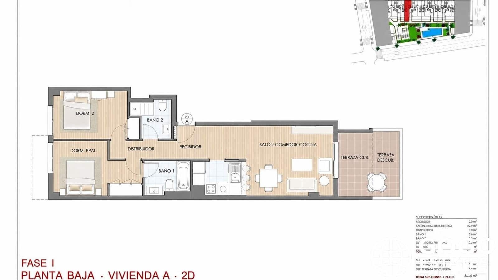 3 sovrum Lägenhet till salu i Aguilas med pool garage - 228 000 € (Ref: 10042614)