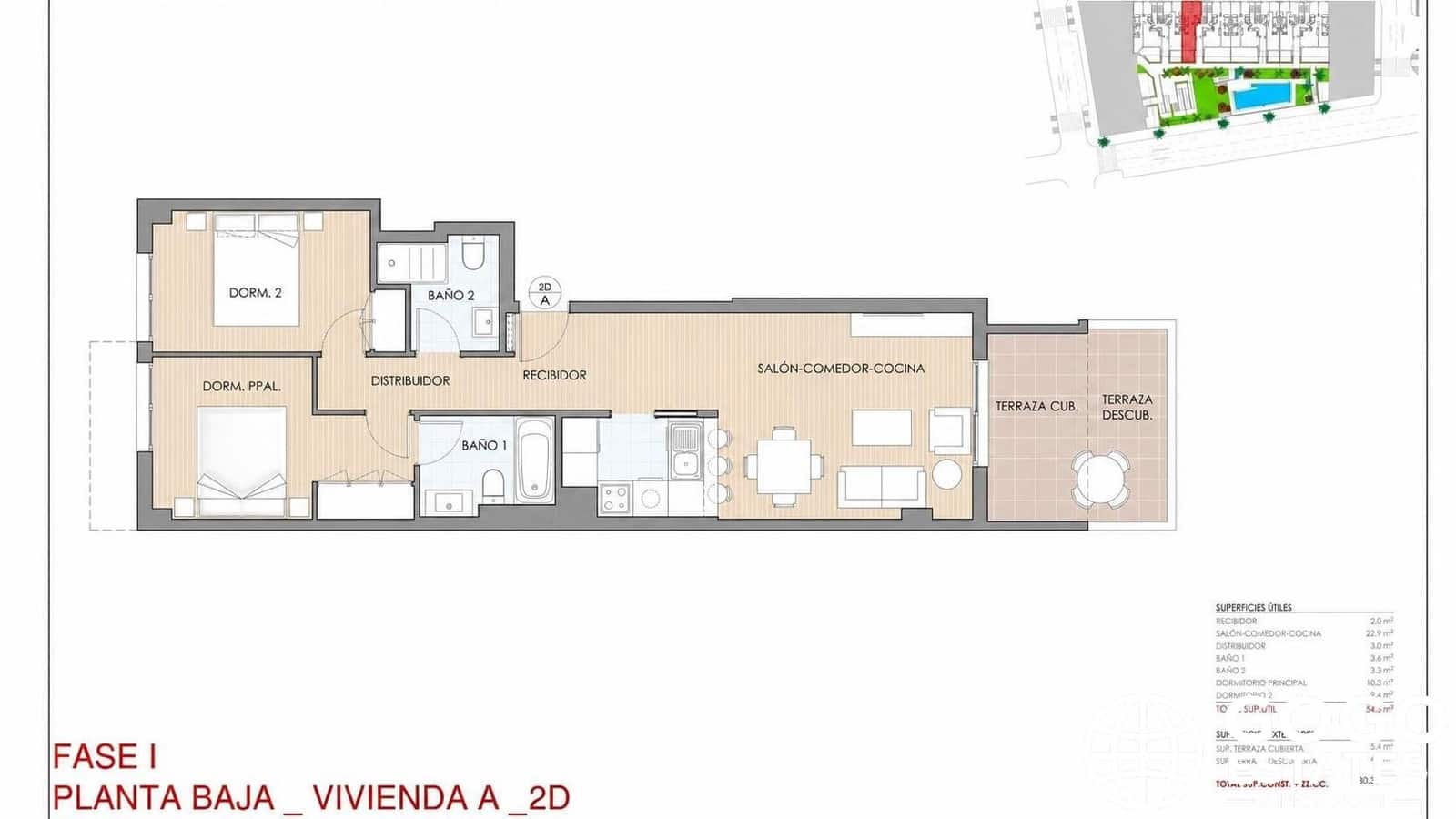 3 camera da letto Appartamento in vendita in Aguilas con piscina garage - 259.000 € (Rif: 10042616)