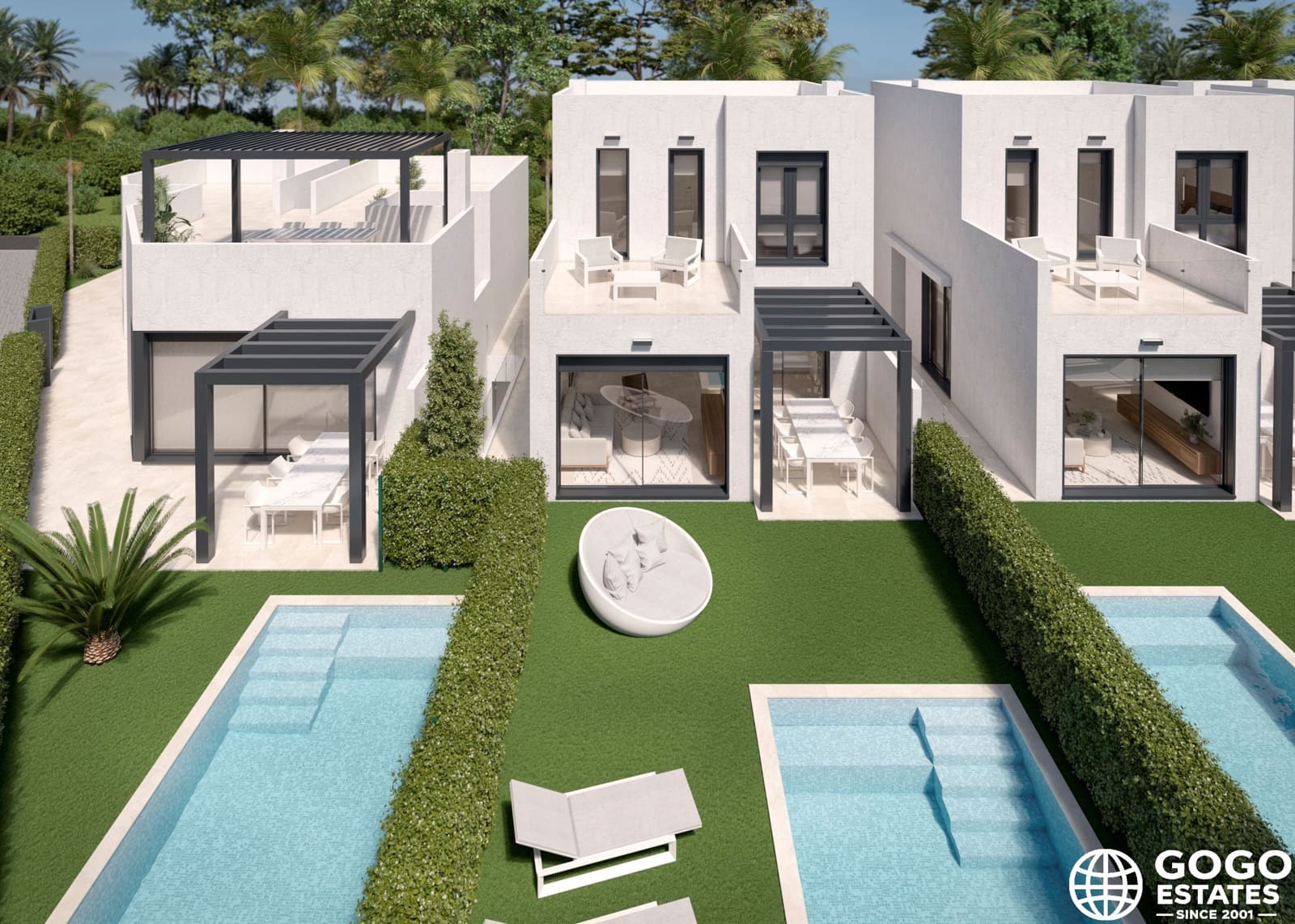 3 soveværelse Byhus til salg i Torre-Pacheco med swimmingpool garage - € 550.000 (Ref: 10164301)