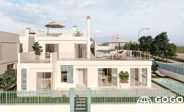 3 soveværelse Rækkehus til salg i Las Lomas de Rame - Bahía Bella, Los Alcázares med swimmingpool garage - € 467.000 (Ref: 10164303)