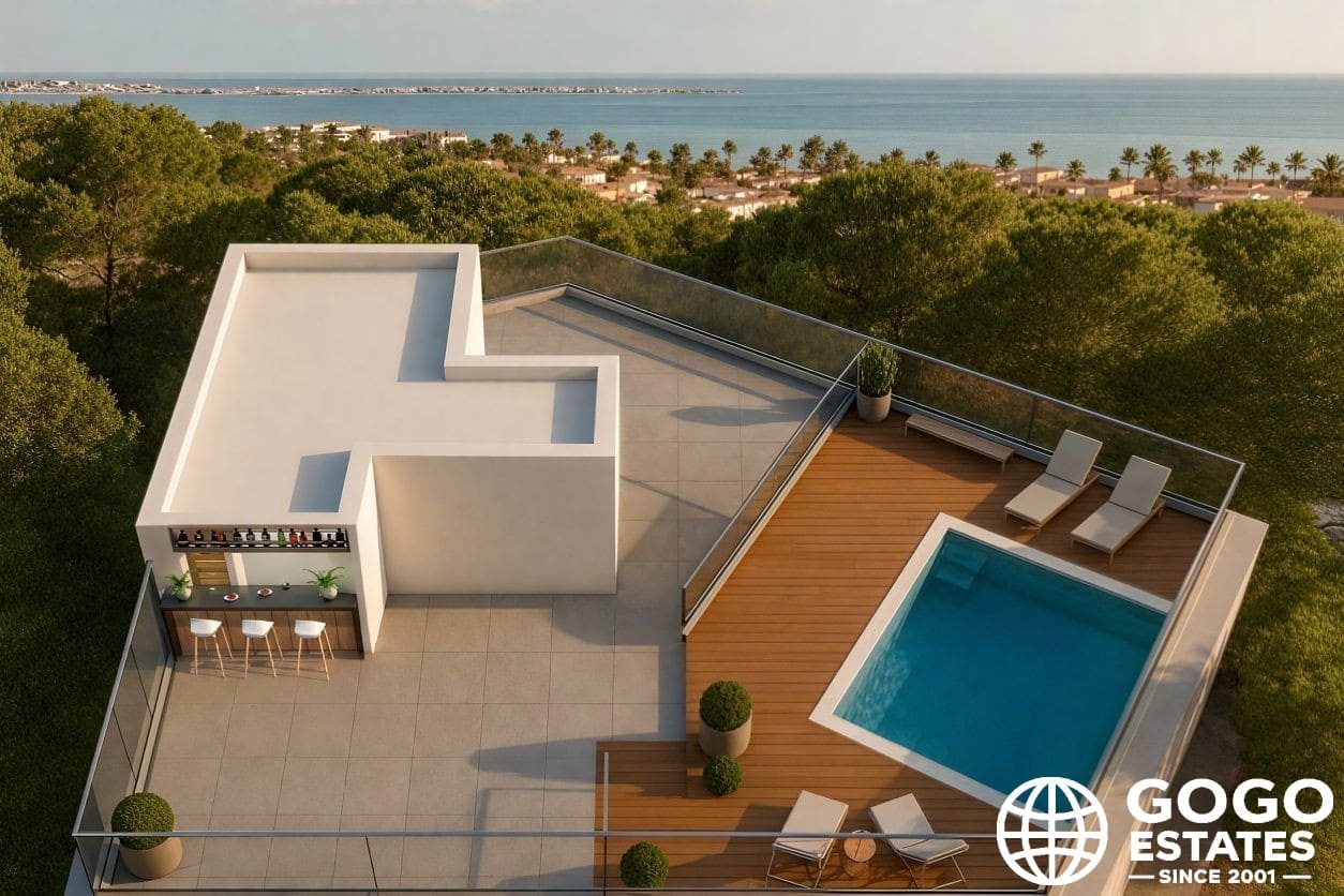1 quarto Penthouse para venda em San Pedro del Pinatar com piscina - 168 900 € (Ref: 10164342)
