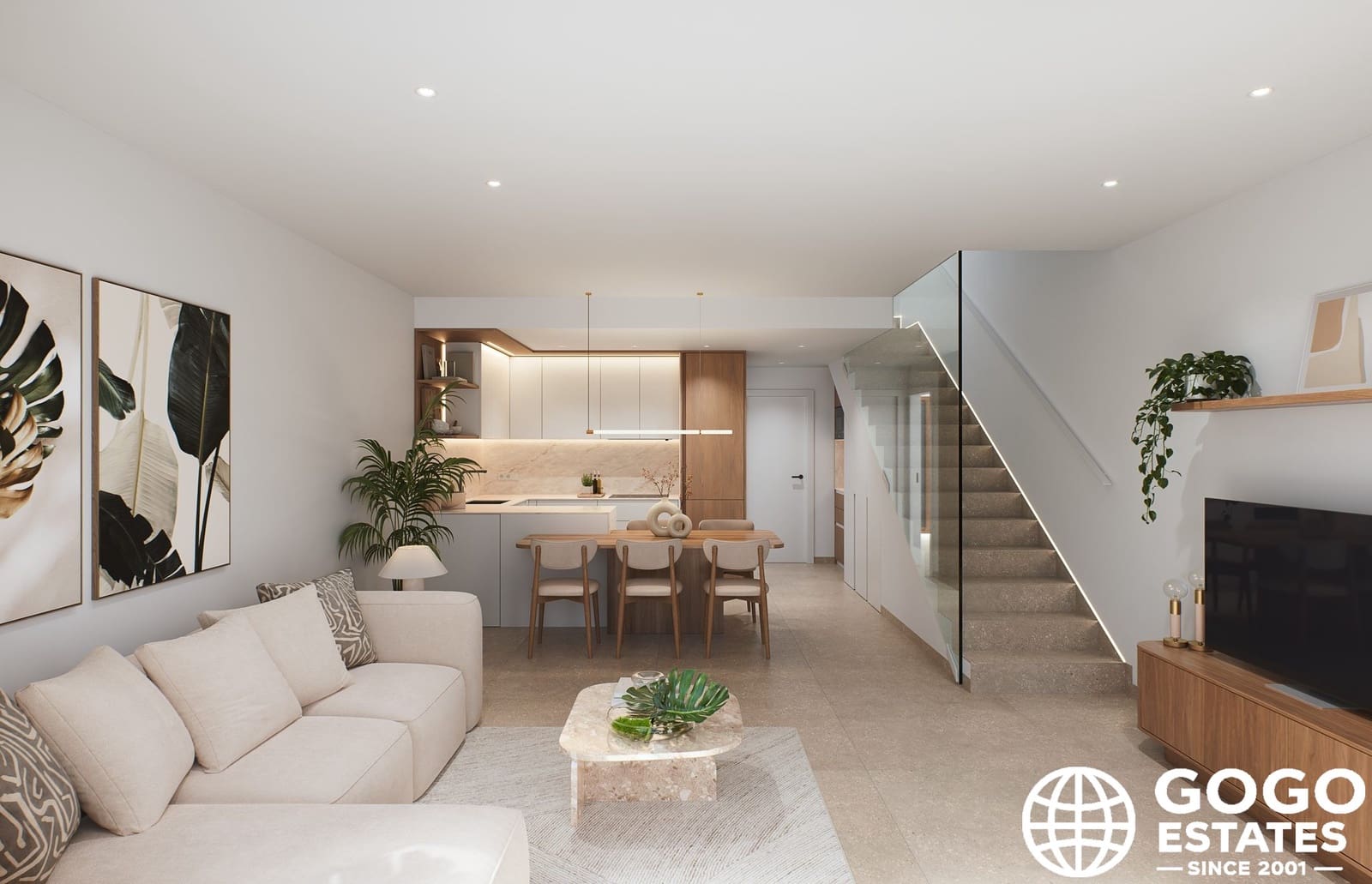 3 soverom Rekkehus til salgs i San Pedro del Pinatar med svømmebasseng garasje - € 379 000 (Ref: 10164348)