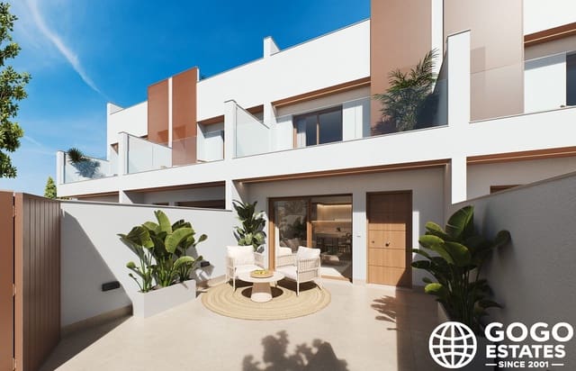 3 soverom Rekkehus til salgs i San Pedro del Pinatar ciudad, San Pedro del Pinatar med svømmebasseng garasje - € 379 000 (Ref: 10164348)