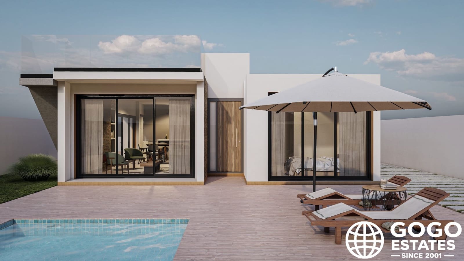 3 soveværelse Villa til salg i Las Casicas med swimmingpool garage - € 360.000 (Ref: 10164364)