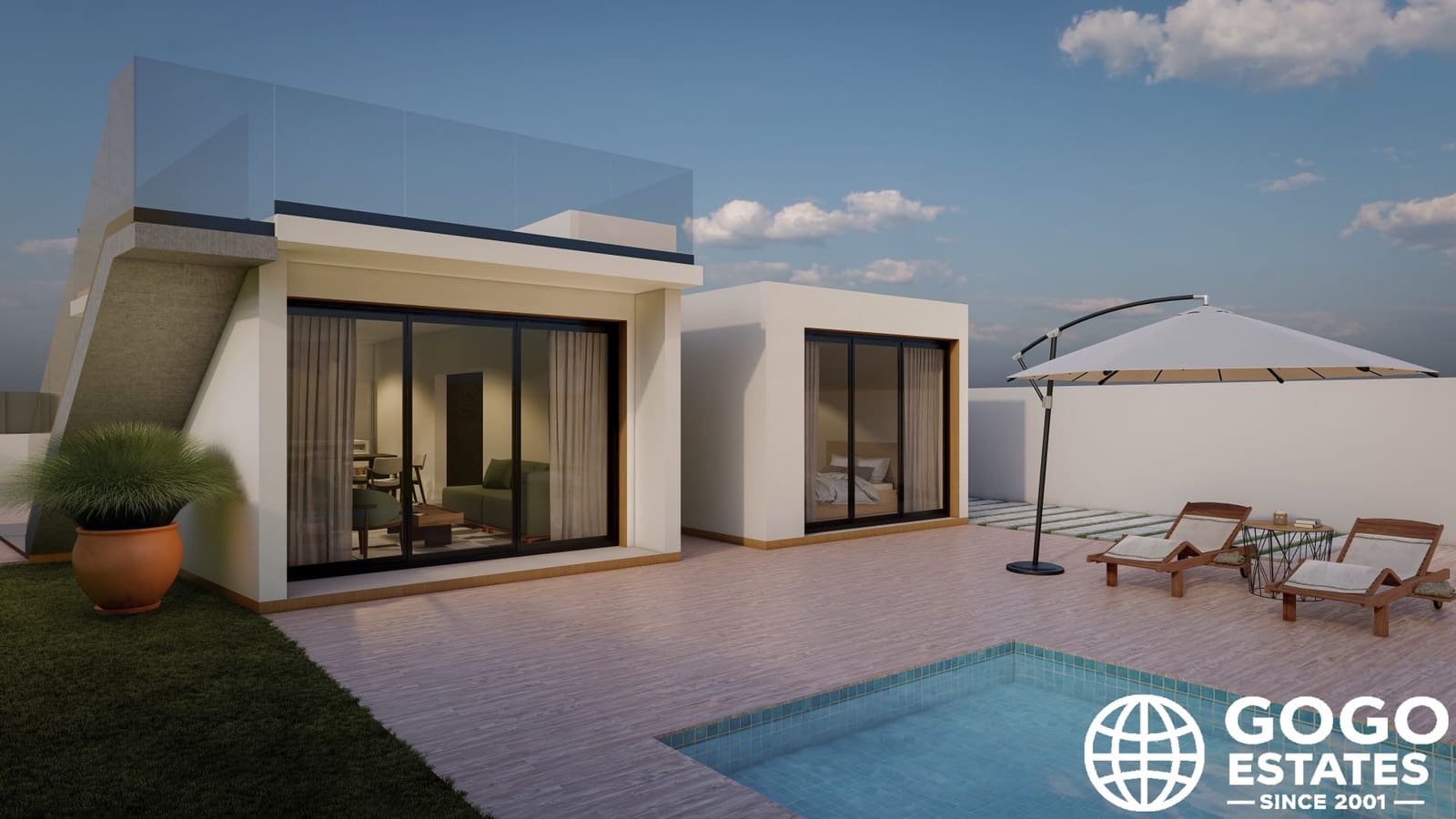 3 soveværelse Villa til salg i Las Casicas med swimmingpool garage - € 360.000 (Ref: 10164364)