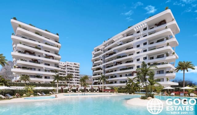 2 soveværelse Penthouse til salg i Platja Vila Joiosa - Platja de Torres, La Villajoyosa / Vila Joiosa med swimmingpool garage - € 650.000 (Ref: 10164390)