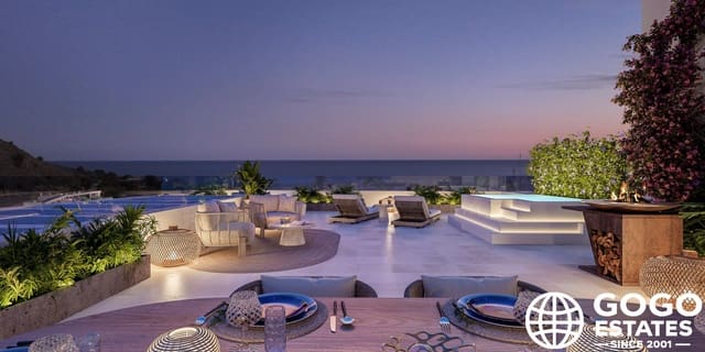 2 soveværelse Penthouse til salg i Platja Vila Joiosa - Platja de Torres, La Villajoyosa / Vila Joiosa med swimmingpool garage - € 650.000 (Ref: 10164390)