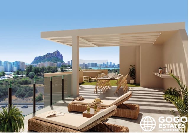 2 soverom Penthouse til salgs i Levante - Playa Fossa, Calpe / Calp med svømmebasseng garasje - € 650 000 (Ref: 10164429)