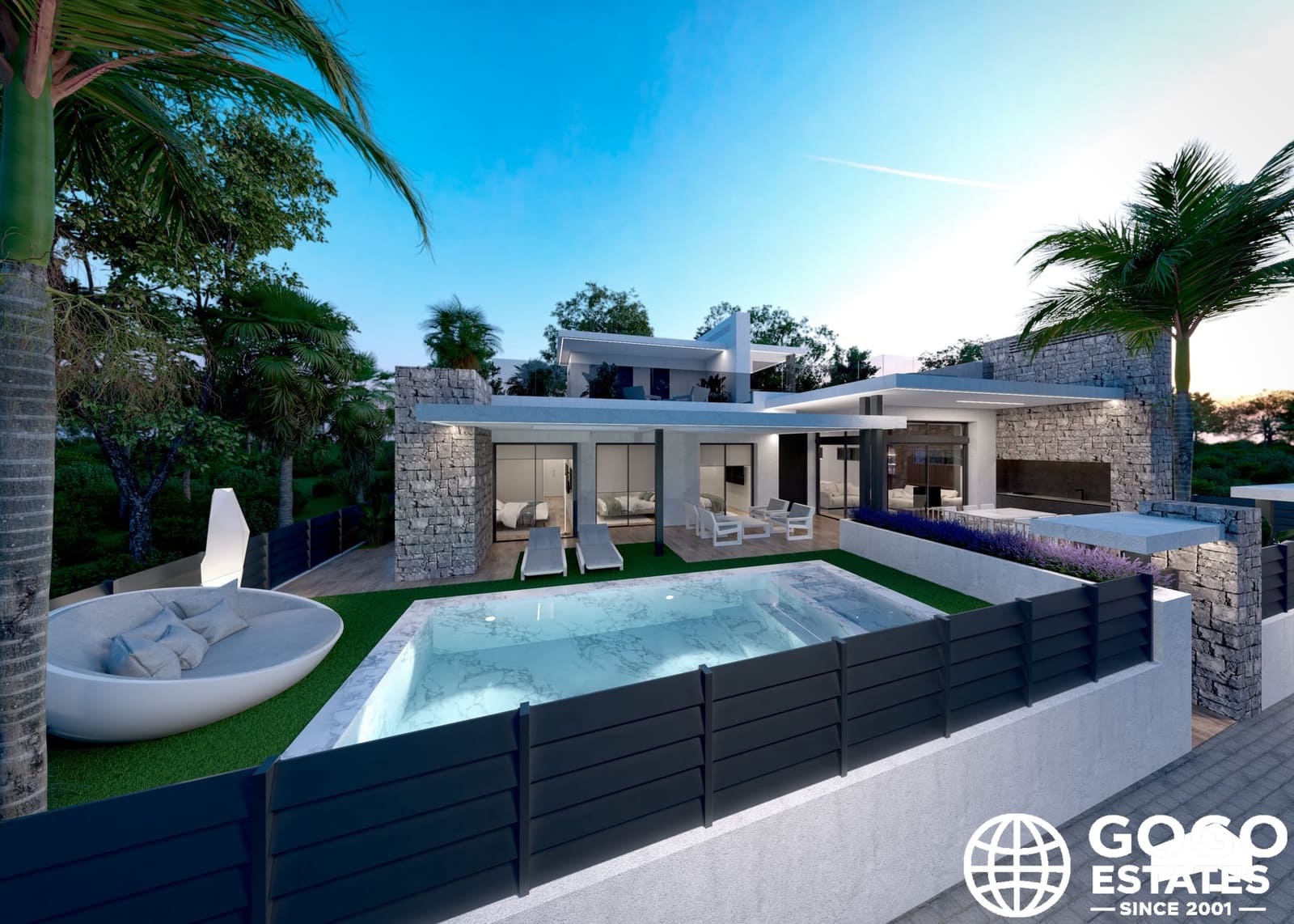 Chalet de 3 habitaciones en Torre-Pacheco en venta con piscina - 1.613.000 € (Ref: 10164483)