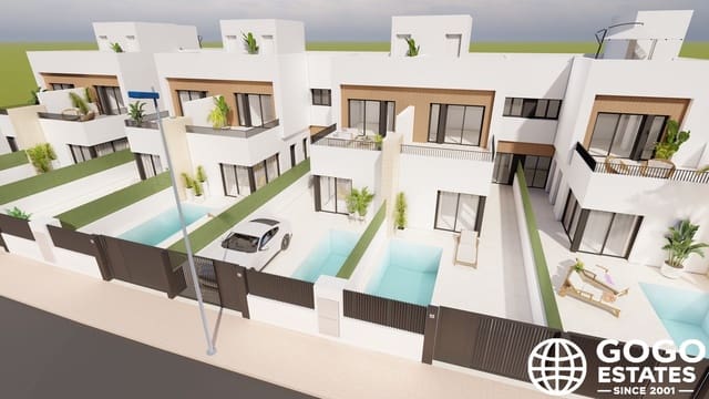 3 sovrum Radhus till salu i Santiago de la Ribera, San Javier med pool - 409 900 € (Ref: 10164487)