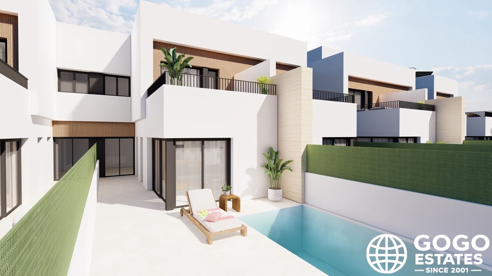 3 soverom Rekkehus til salgs i Santiago de la Ribera med svømmebasseng - € 409 900 (Ref: 10164487)