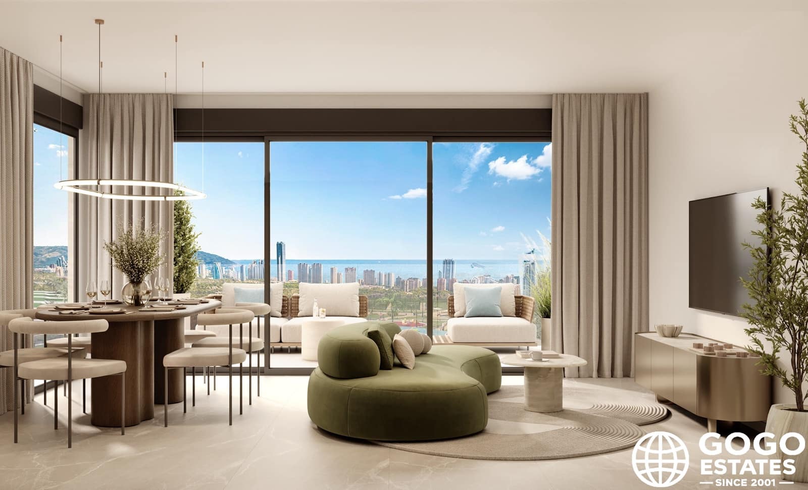 2 bedroom Apartment for sale in Finestrat with pool - € 440,000 (Ref: 10164555)
