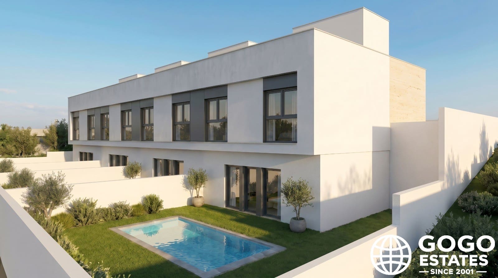 4 soverom Kjedet enebolig til salgs i Mazarron med svømmebasseng garasje - € 299 000 (Ref: 10164558)