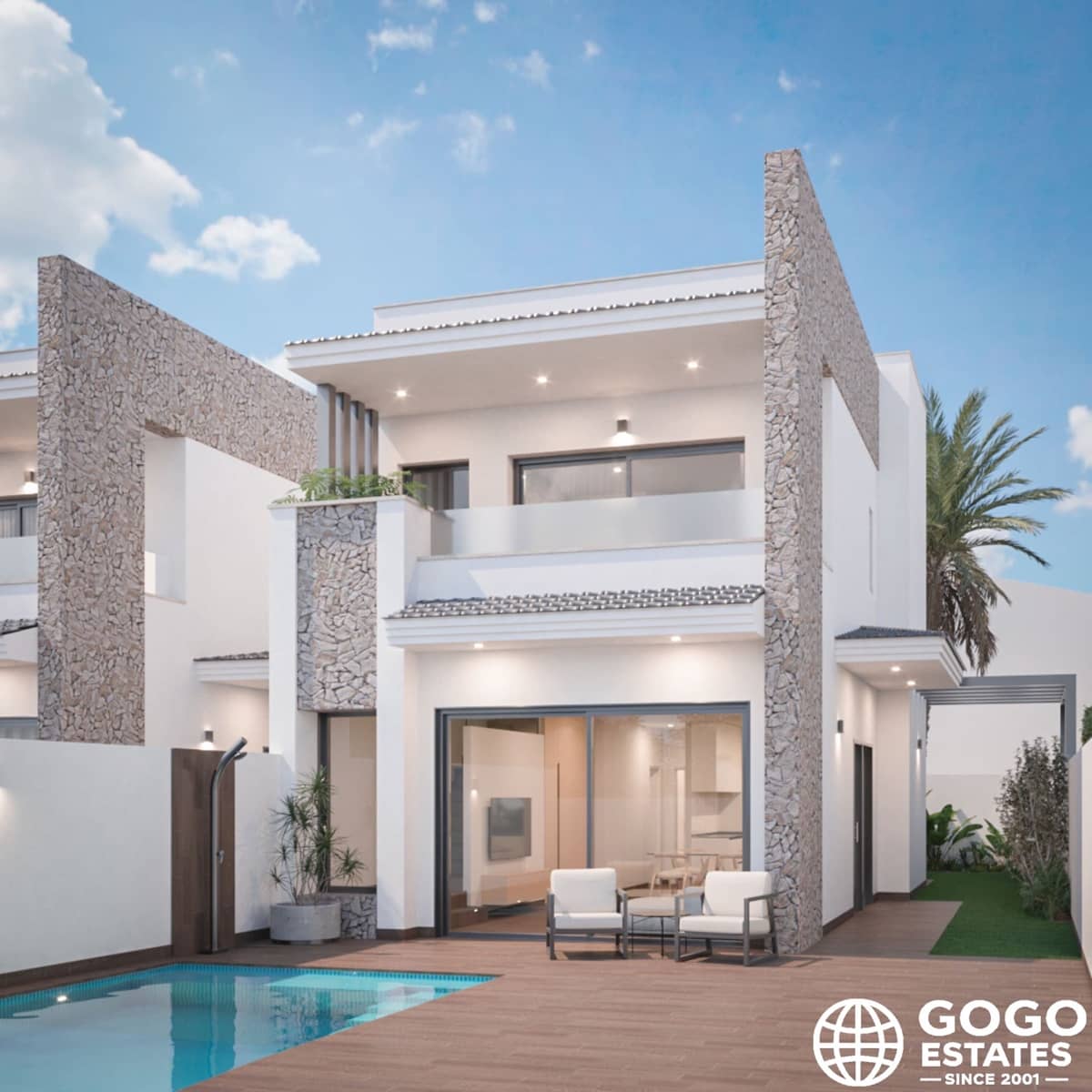 3 soverom Rekkehus til salgs i San Pedro del Pinatar med svømmebasseng - € 479 900 (Ref: 10164648)