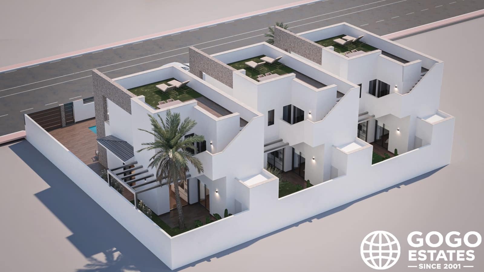 3 soverom Rekkehus til salgs i San Pedro del Pinatar med svømmebasseng - € 479 900 (Ref: 10164648)
