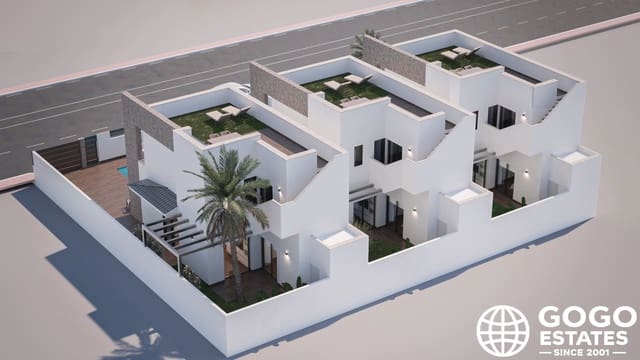 3 soverom Rekkehus til salgs i San Pedro del Pinatar ciudad, San Pedro del Pinatar med svømmebasseng - € 479 900 (Ref: 10164648)