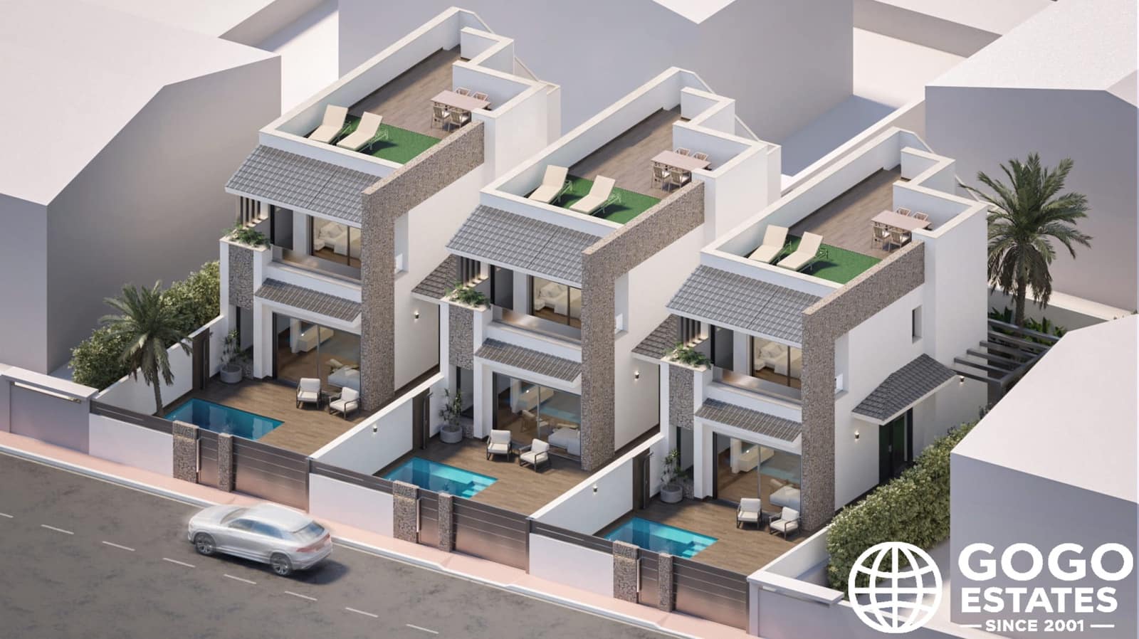 3 soverom Rekkehus til salgs i San Pedro del Pinatar med svømmebasseng - € 479 900 (Ref: 10164648)