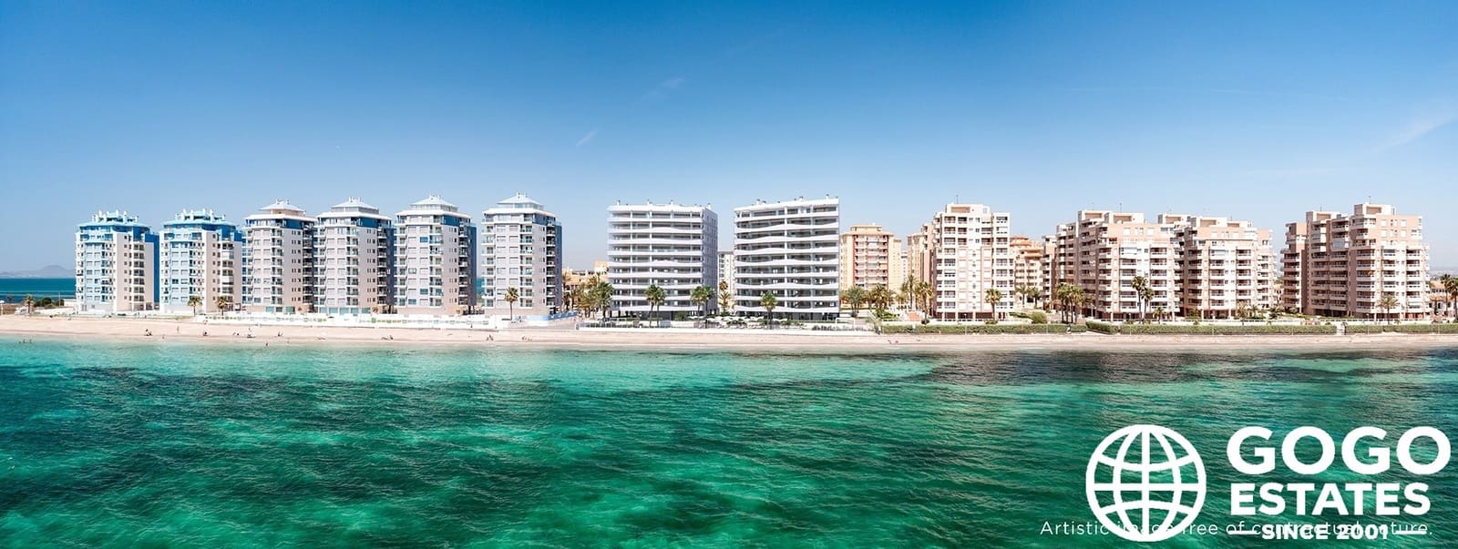 2 bedroom Apartment for sale in La Manga del Mar Menor with pool garage - € 449,000 (Ref: 9970913)