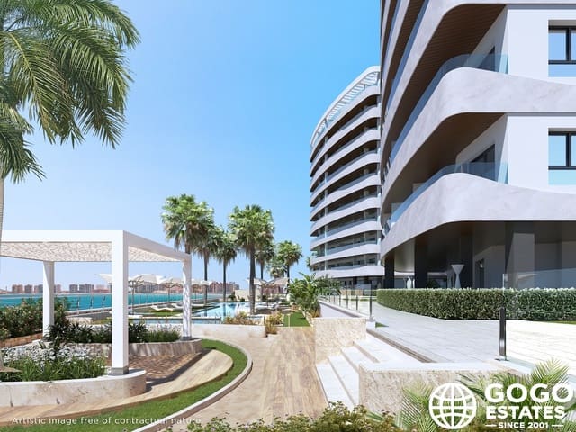 2 soverom Leilighet til salgs i La Manga del Mar Menor med svømmebasseng garasje - € 449 000 (Ref: 9970913)
