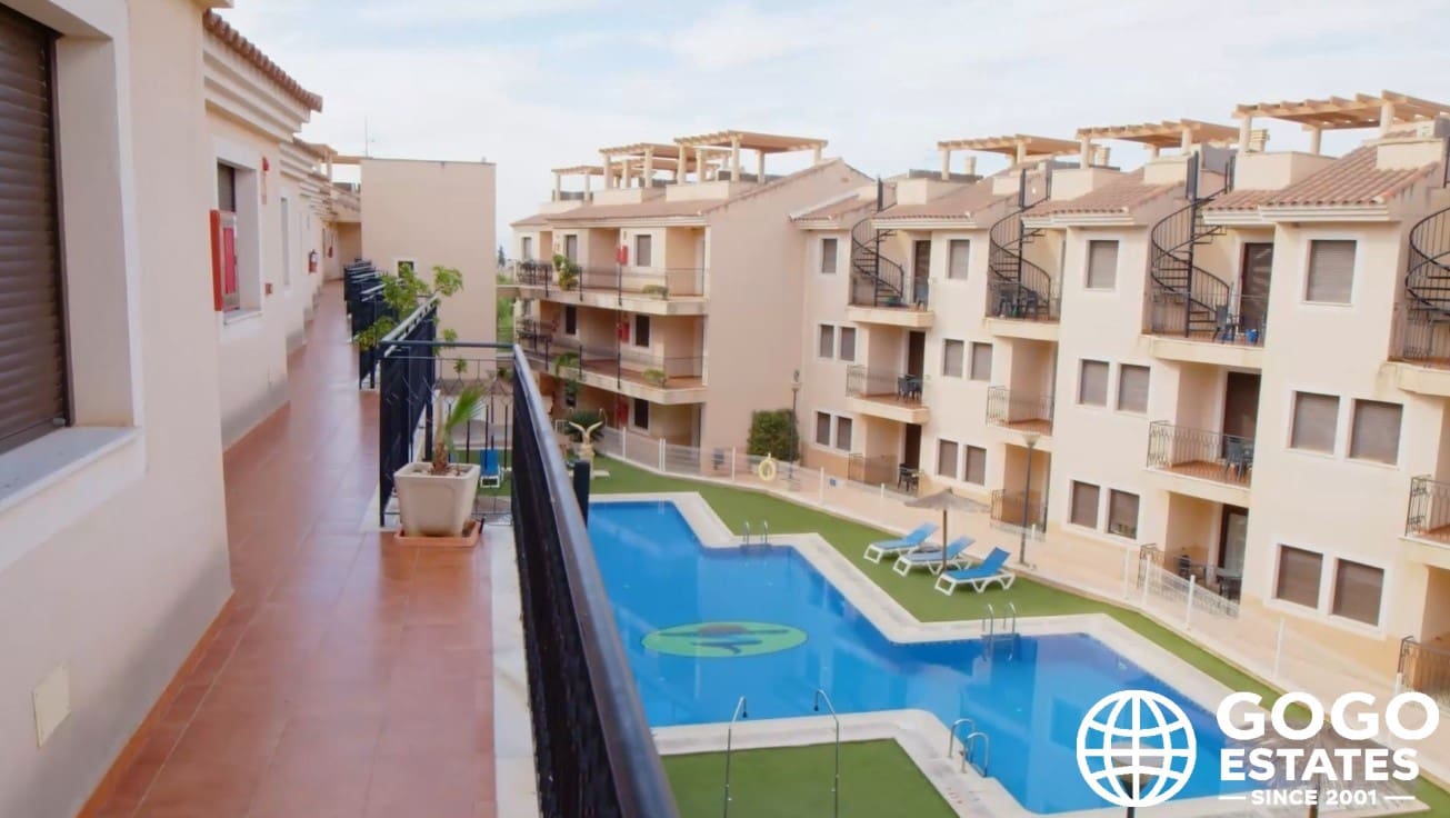 2 bedroom Apartment for sale in Aguilas with pool garage - € 123,000 (Ref: 9970914)