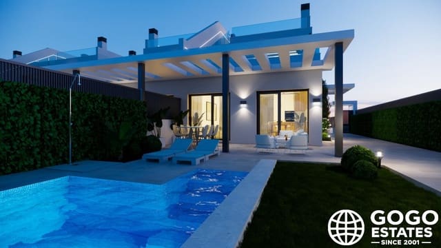 3 soverom Rekkehus til salgs i Los Narejos - Punta Calera, Los Alcázares med svømmebasseng - € 1 390 000 (Ref: 9970943)