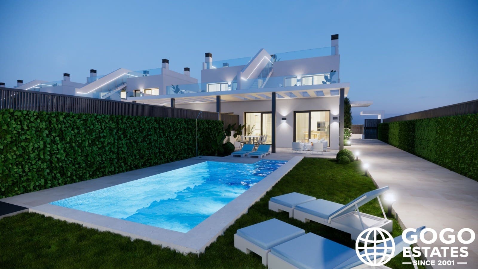 3 soveværelse Rækkehus til salg i Los Alcazares med swimmingpool - € 1.390.000 (Ref: 9970943)