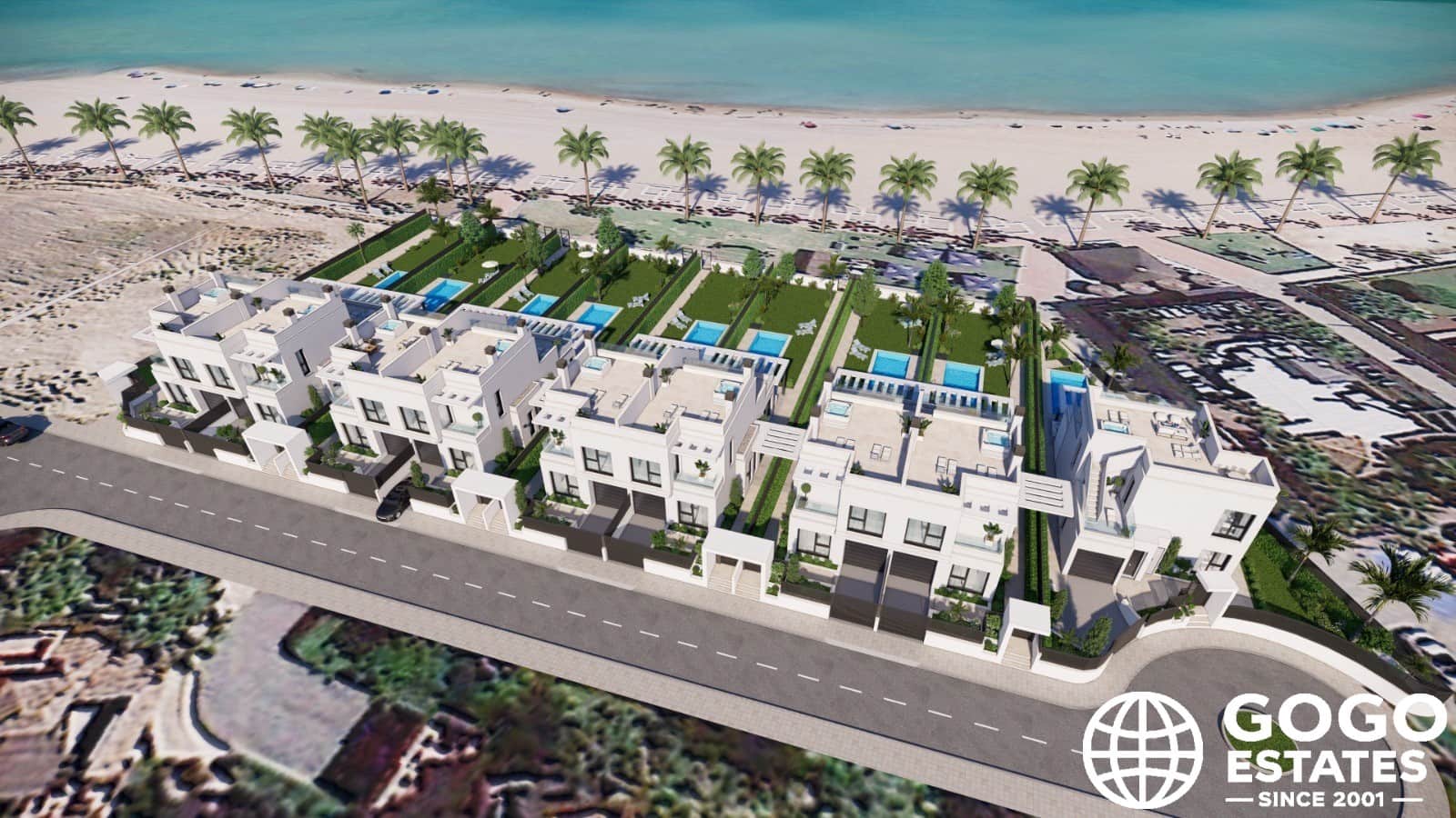 3 soveværelse Rækkehus til salg i Los Alcazares med swimmingpool - € 1.390.000 (Ref: 9970943)