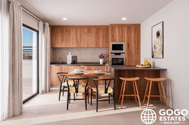 2 soveværelse Bungalow til salg i La Pinilla, Fuente Alamo de Murcia med garage - € 169.119 (Ref: 9971011)