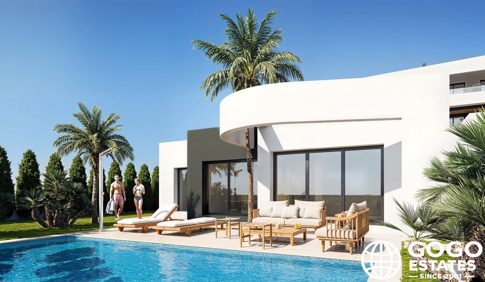 Chalet de 3 habitaciones en Los Alcázares en venta con piscina garaje - 599.000 € (Ref: 9971016)