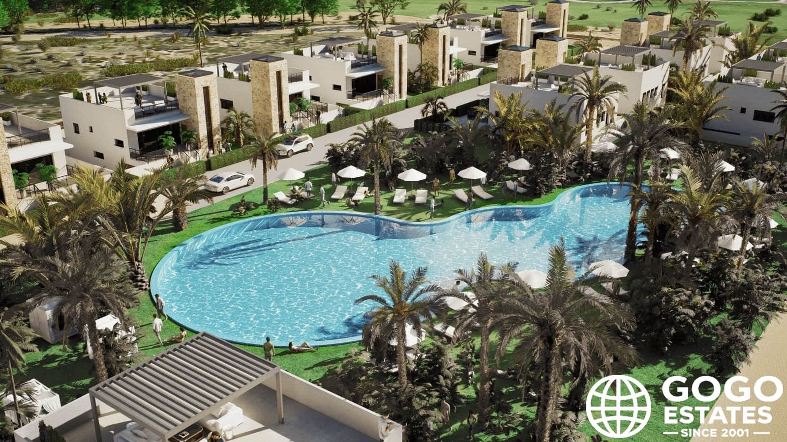 Chalet de 2 habitaciones en Mazarrón en venta con piscina - 289.000 € (Ref: 9971022)