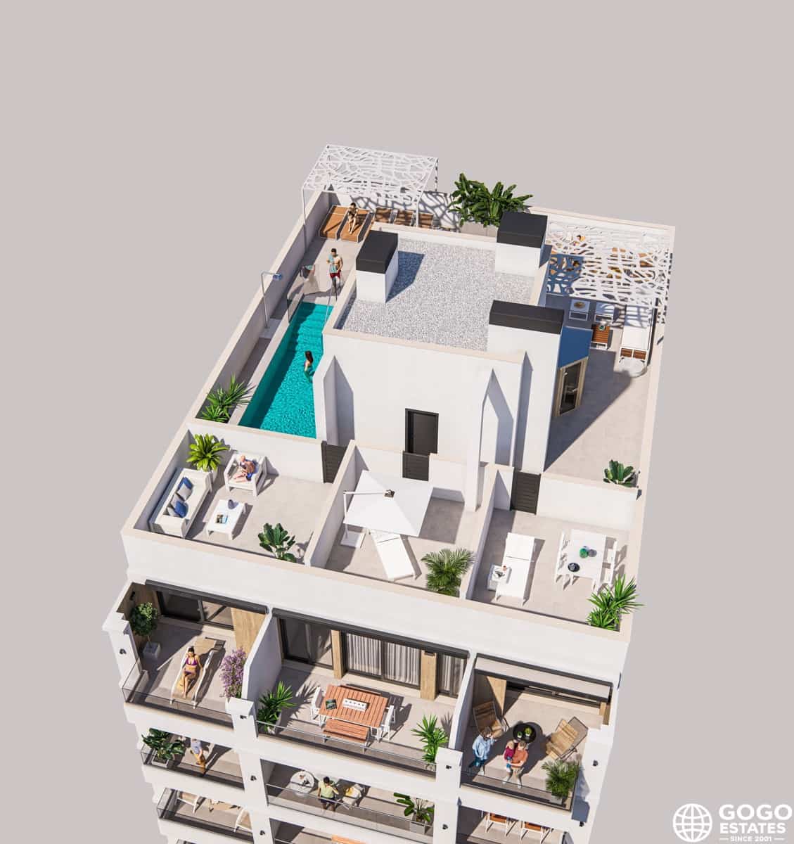 2 makuuhuone Huoneisto myytävänä paikassa Torrevieja mukana uima-altaan - 250 000 € (Ref: 9971109)