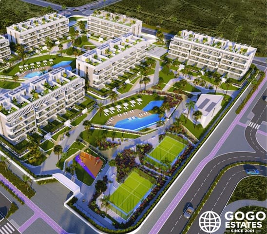 2 soverom Penthouse til salgs i El Chaparral - La Siesta - La Torreta, Torrevieja med svømmebasseng - € 345 000 (Ref: 9971124)