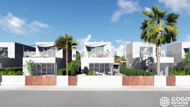 3 soveværelse Villa til salg i Las Lomas de Rame - Bahía Bella, Los Alcázares med garage - € 445.000 (Ref: 9971136)