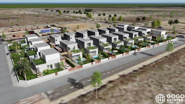 3 soveværelse Villa til salg i Las Lomas de Rame - Bahía Bella, Los Alcázares med garage - € 445.000 (Ref: 9971136)