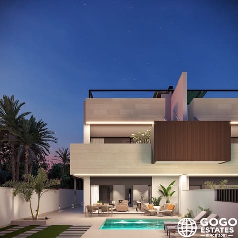 3 sypialnia Willa na sprzedaż w Pilar de la Horadada ciudad, Pilar de la Horadada z basenem - 659 000 € (Ref: 9971142)