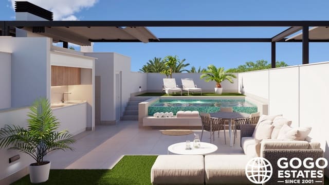 3 sypialnia Willa na sprzedaż w Pilar de la Horadada ciudad, Pilar de la Horadada z basenem - 659 000 € (Ref: 9971142)