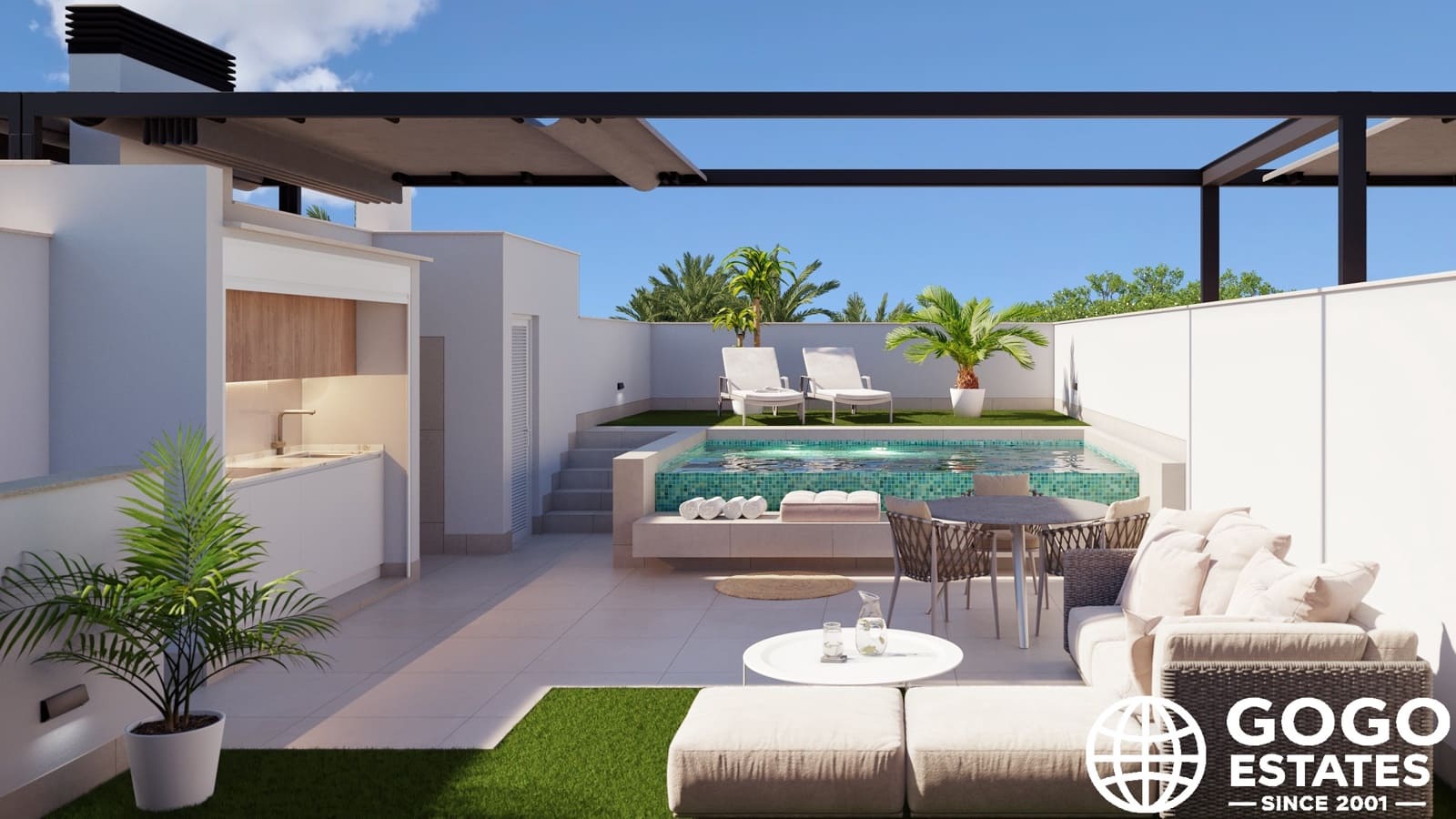3 sypialnia Willa na sprzedaż w Pilar de la Horadada z basenem - 659 000 € (Ref: 9971142)