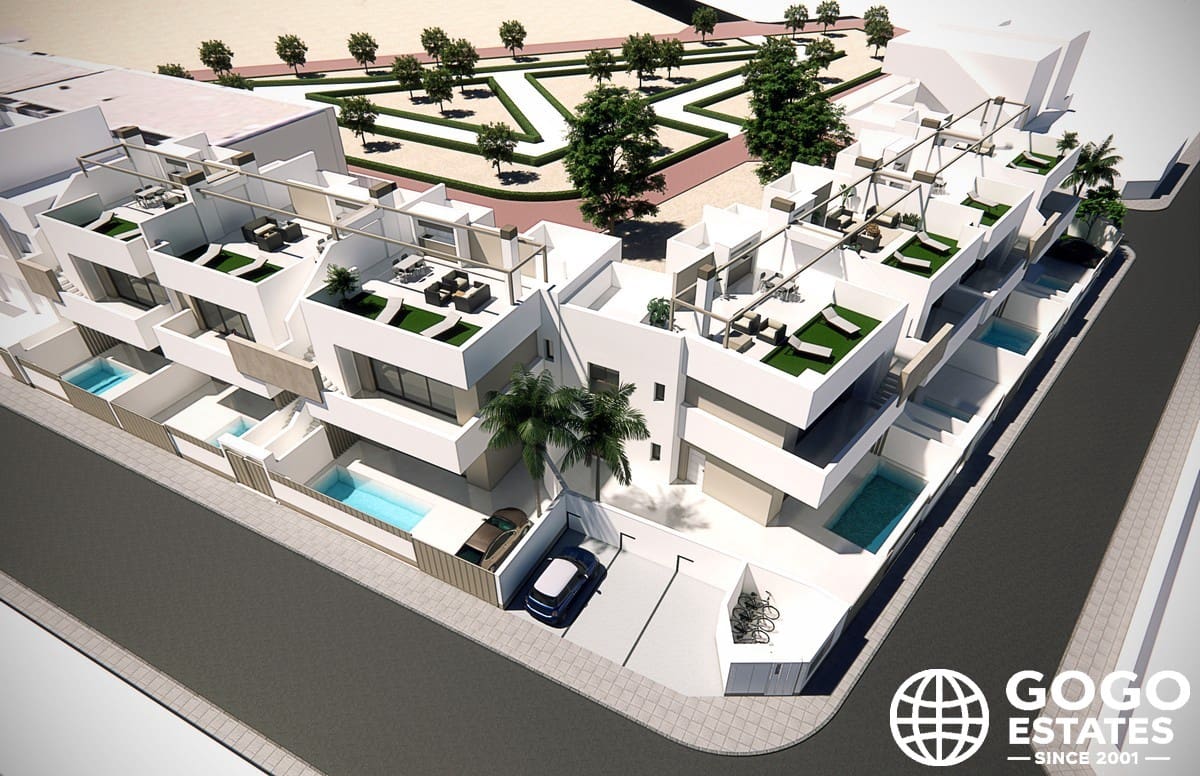 3 slaapkamer Bungalow te koop in Pilar de la Horadada met zwembad - € 313.500 (Ref: 9971143)