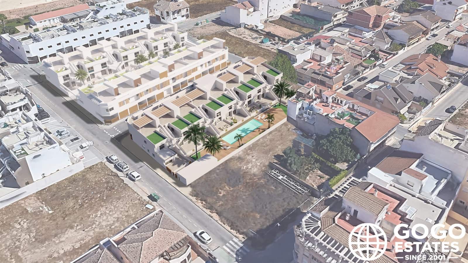 2 camera da letto Bungalow in vendita in Pilar de la Horadada con piscina garage - 304.900 € (Rif: 9971177)